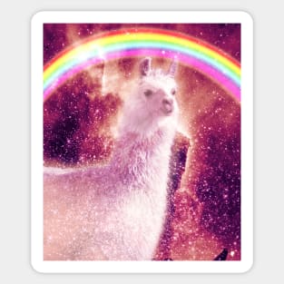 Rainbow Llama - Llama Spirit Sticker